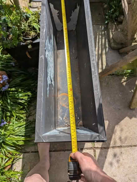 Photo of free Galvanised trough planter (Starcross EX6) #3