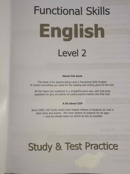 Photo of free Functional Skills English Level 2 CGP (Meads BN20) #3