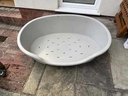 Photo of free Plastic dog bed (Hitchin) #1