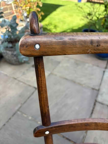 Photo of free Two antique cane seated chairs (Beare Green, RH5 4QL) #4