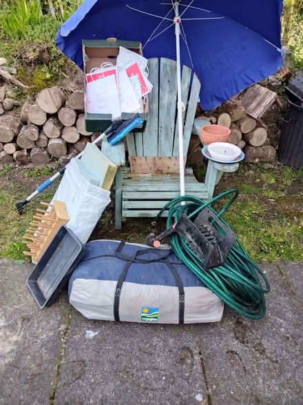 Photo of free garden chair , brolly plus other items (Constantine TR11) #2