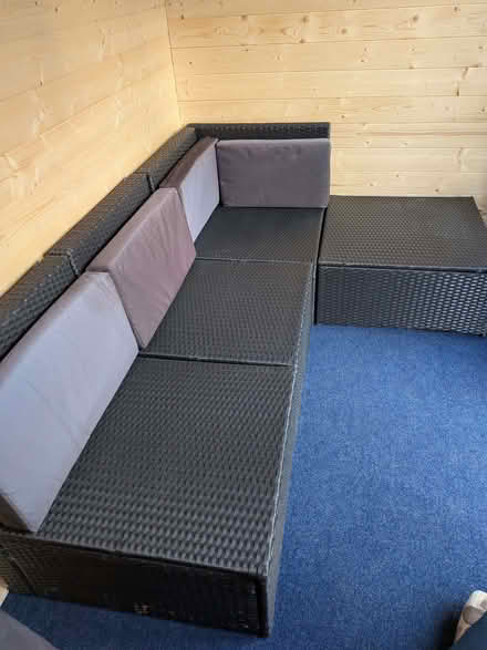 Photo of free Rattan corner sofa (Burneside LA9) #2