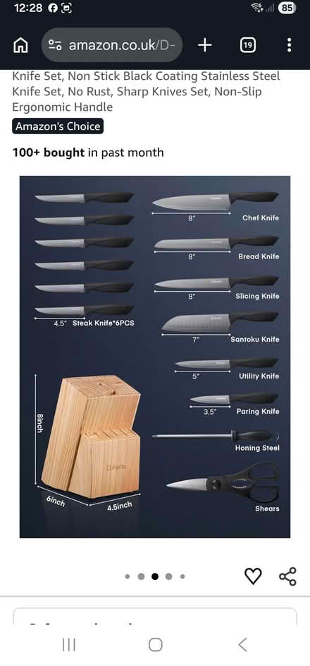 Photo of Knife block (Pittville GL50) #1