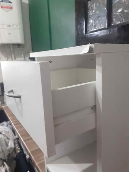 Photo of free Small white storage unit Keighley (Keighley bd20) #2