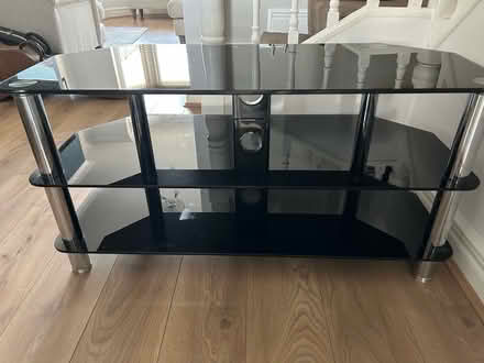 Photo of free Black Giass TV unit (Nr Oswestry) #2