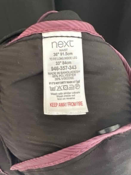 Photo of free VGC men’s black suit (CO4 9 Colchester) #3