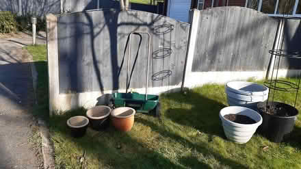 Photo of free Large plant pots and garden bits (Chesterfield S40) #2