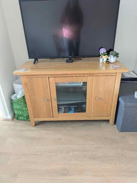 Photo of free Solid Oak TV unit (Highwoods CO4) #1