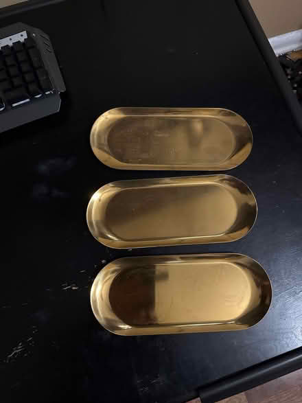 Photo of free Gold Vanity Trays (Clason Point Bronx NY) #1