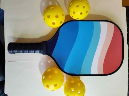 Photo of free Pickleball racquet, balls, bag (Saugus) #2