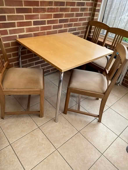 Photo of free Table and 4 chairs (Northway OX3) #1