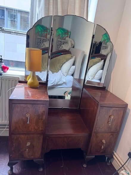 Photo of free Vintage dressing table with mirror and storage (Hoxton N1) #2