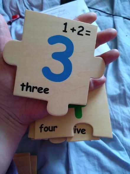 Photo of free Wooden number jigsaw puzzle (Portsea PO1) #2