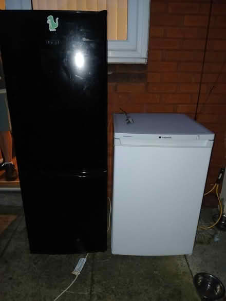 Photo of free Black fridge freezer (L8) #2