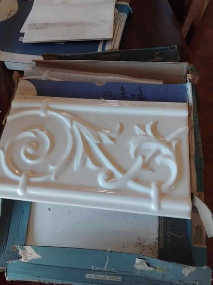 Photo of free 6 tiles, large white border tile (Leigh on Sea) #2