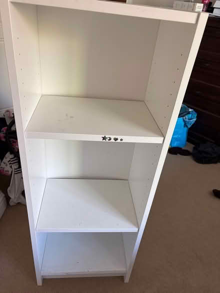 Photo of free Wooden shelving unit (Trowbridge BA14) #1