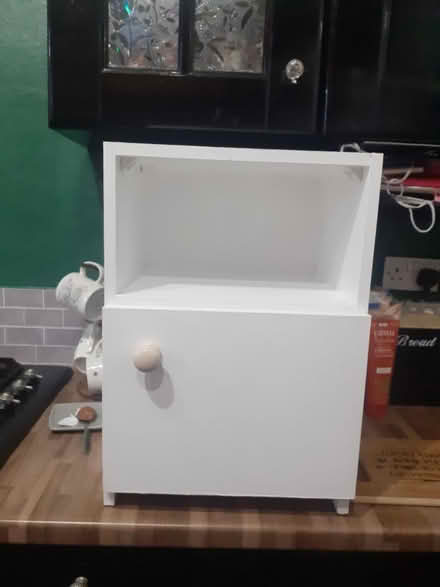 Photo of free Small white unit (Keighley) (Keighley bd20) #1