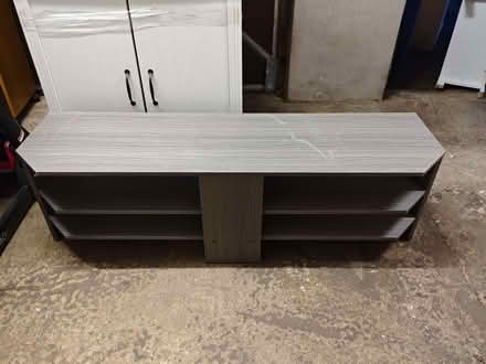 Photo of free TV Stand - Dark Wood (Upper Cwmbran NP44) #1