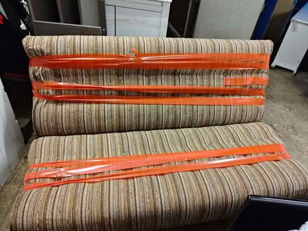 Photo of free Futon bed settee - 70s style (Upper Cwmbran NP44) #2