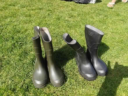 Photo of free 2x pairs kids Wellington boots size 13 (Hill Head PO14) #1