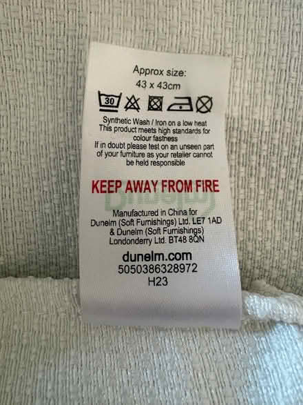 Photo of free 2 different sized cushion covers (Scarborough YO12) #2