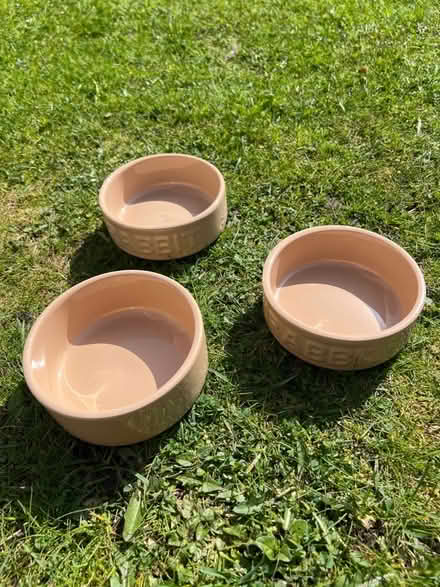 Photo of free Three ceramic pet bowls (Hurst Green BB7) #1
