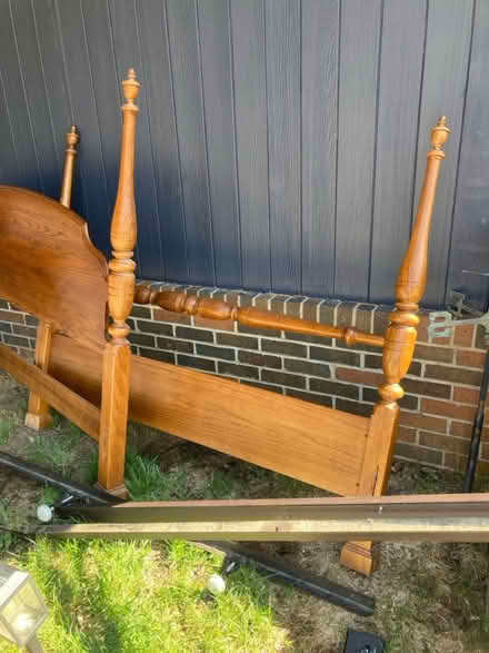 Photo of free Four poster double bed (Nashway Dr & W Maple Rd) #4