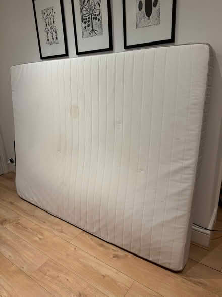 Photo of free 1.5 x 2 m IKEA mattress (HAPSLA) (Maida Vale W9) #1
