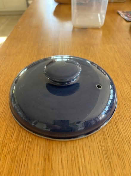 Photo of free Lid for blue denby casserole 157mm (IP19 Chediston) #1
