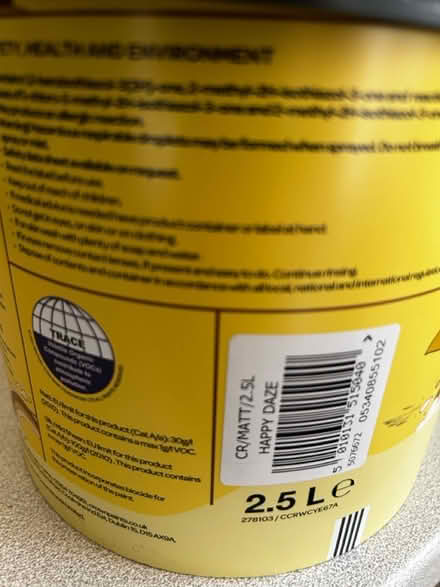 Photo of free Blue & yellow paint (Scotswood NE15) #4