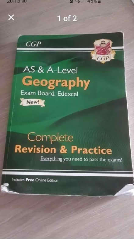 Photo of free AEV GEOGRAPHY revision guide (Great Baddow CM2) #1