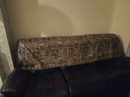 Photo of free Black mirror embroidery shawl (Round Green LU2) #4