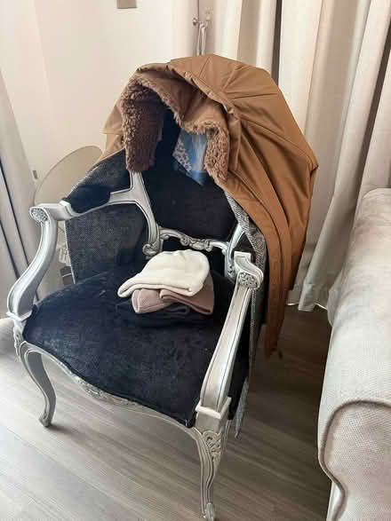 Photo of free Sofa chair table and small chair (Nine elms) #4