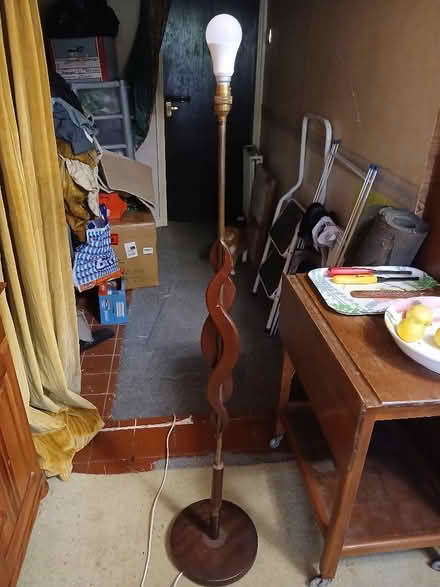 Photo of free Wooden standard lamp (Blakenall WS3) #2