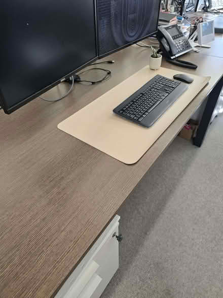Photo of free 6 wooden top desks (Victoria SW1E) #4
