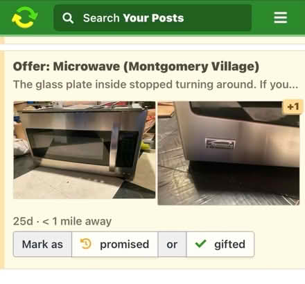 Photo of free Microwave that need some TLC (Montgomery Village) #1