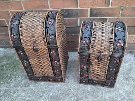 Photo of free Iron and wicker baskets (Brotton TS12) #1