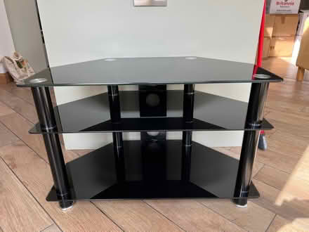 Photo of free Glass tv stand (Hoole CH2) #1