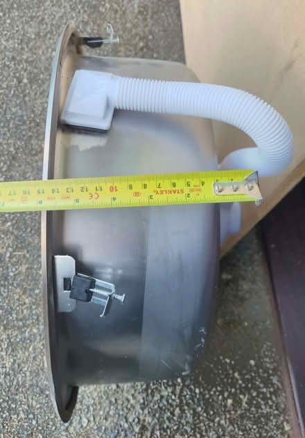 Photo of free 15 inch stainless round sink with overflow (Highworth SN6) #2