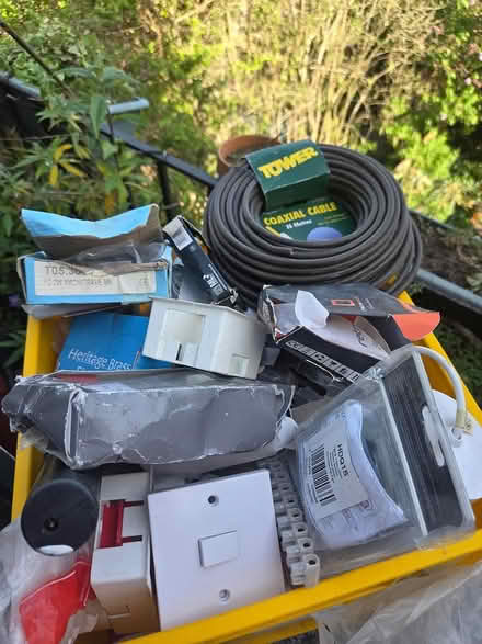 Photo of free Large Box of Electric Supplies (Willesden Green Station) #2