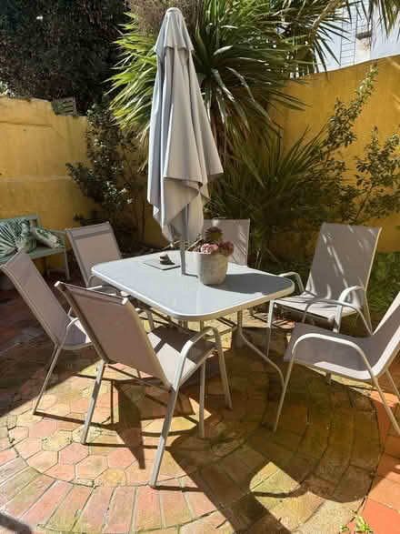 Photo of free Grey Metal Garden Patio Set (Brighton) #3