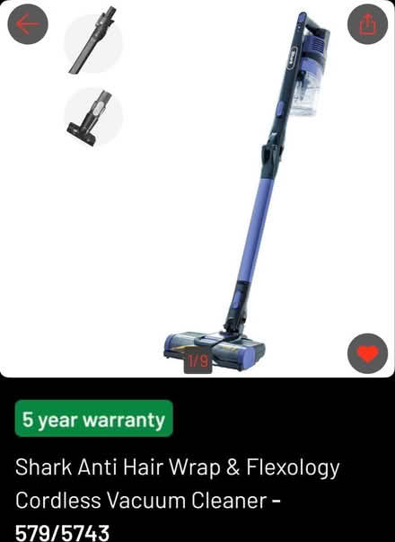 Photo of Replacement battery for above vacuum model. (South Ockendon RM15) #3