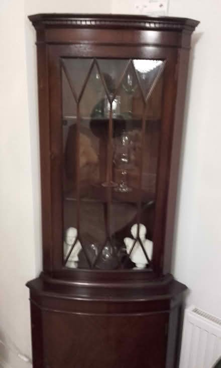 Photo of free Corner Display Cabinet (Gobowen Shropshire) #1