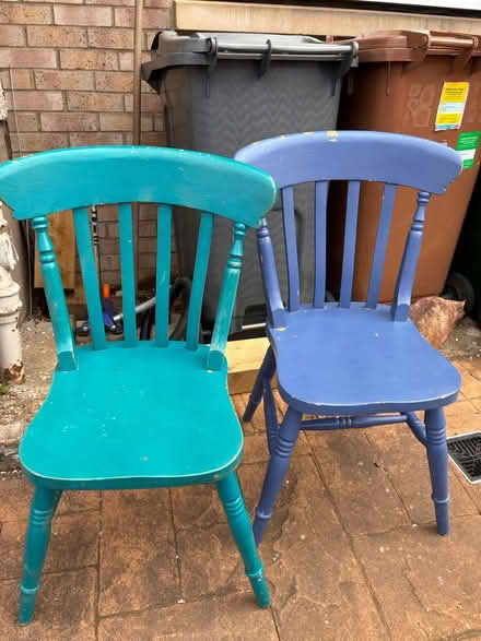 Photo of free 3X kitchen chairs (Comiston EH10) #2
