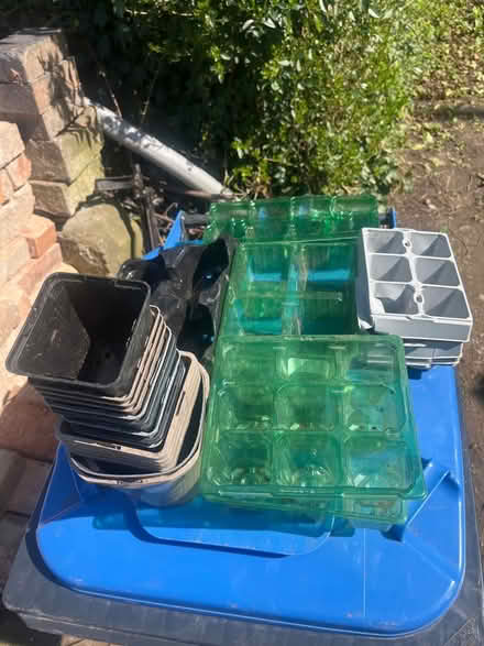 Photo of free Plant pots/ trays (Ashbourne DE6) #1