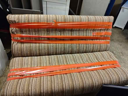 Photo of free Futon bed settee - 70s style (Upper Cwmbran NP44) #1
