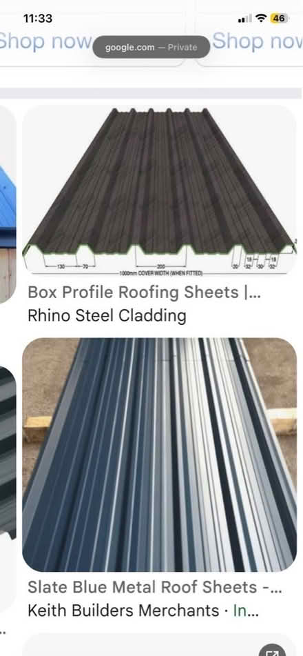 Photo of Box cladding roofing sheets (Bagthorpe PE31) #1
