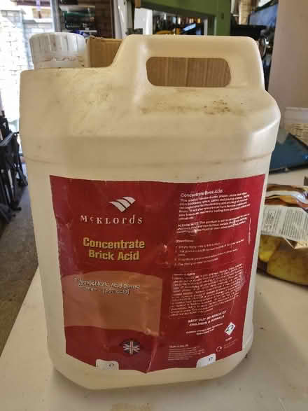 Photo of free Brick cleaning acid (Godmanchester PE29) #1
