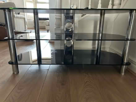 Photo of free Black Giass TV unit (Nr Oswestry) #3