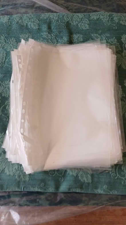 Photo of free A4 Clear punched pockets for Ringbinder (100) (Emsworth PO10) #1